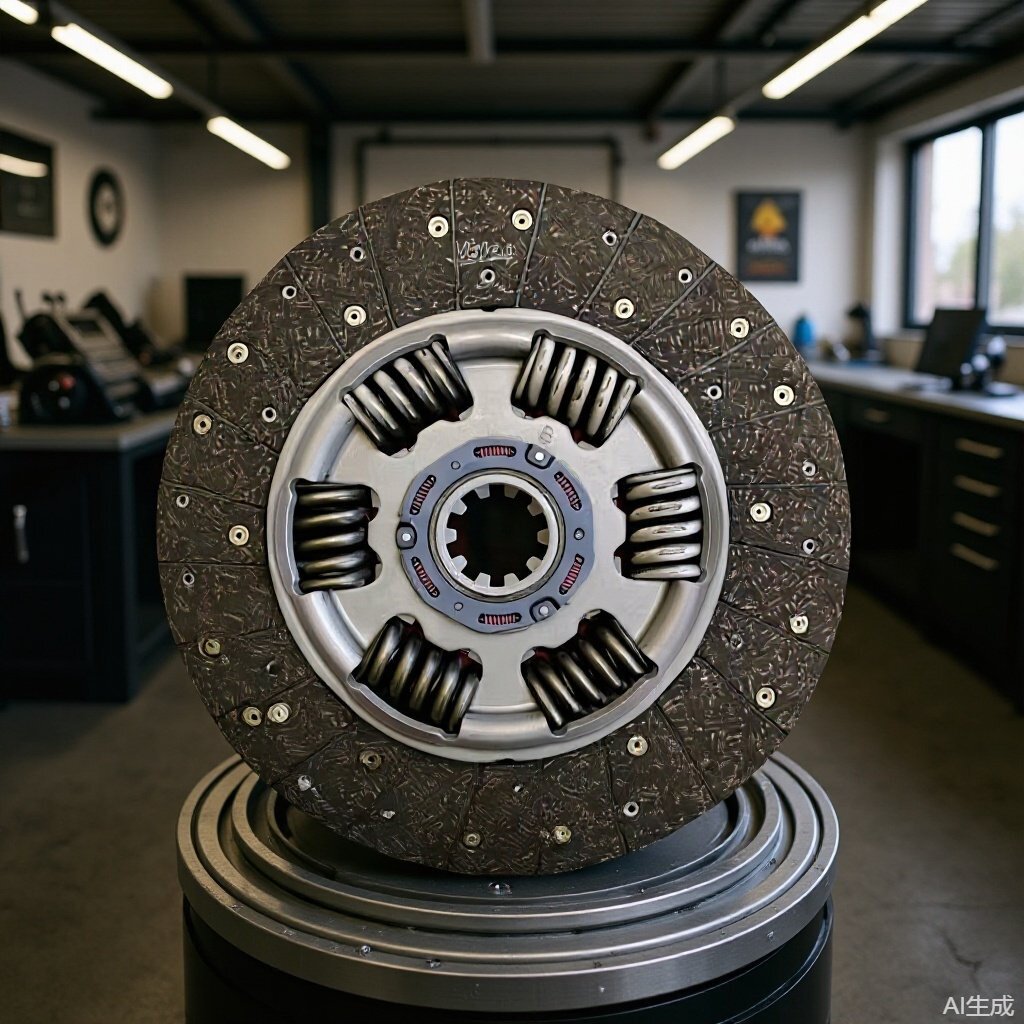 矿山专用汽车离合器片 NJ130 EQ153 EQ430铜基片