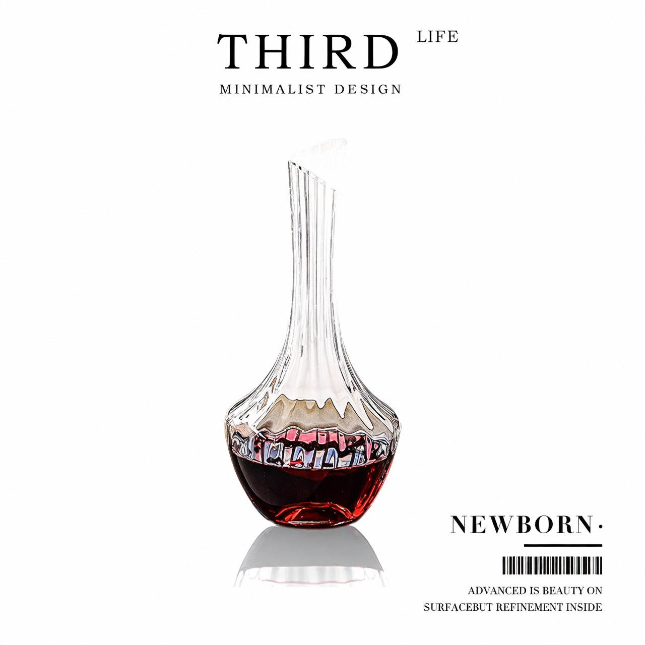 Life's·Newborn·酒具高档奢华醒酒器葡萄酒醒酒壶水晶玻璃|新生