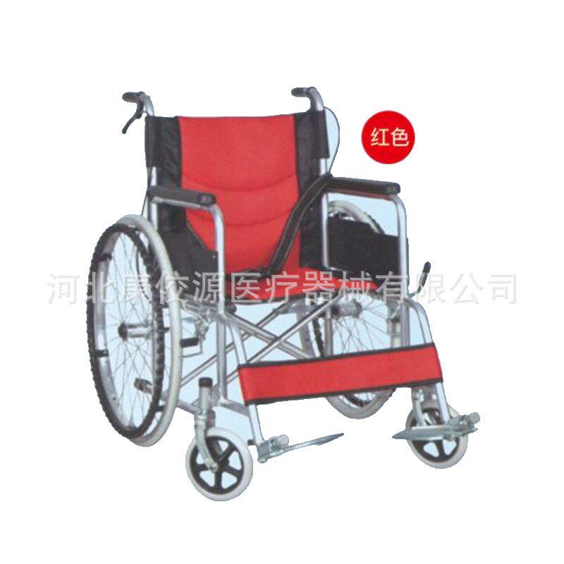 轻便折叠迷你轮椅瘫痪残疾病人老人助N行手动推车代步轮椅