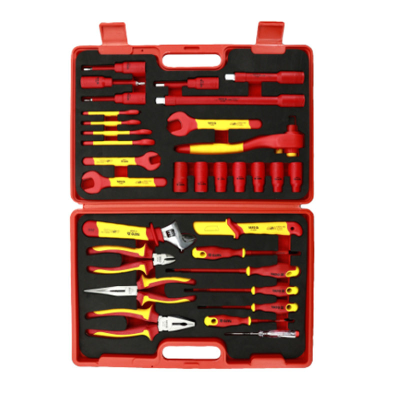 YATO易尔拓32件套电工绝缘工具组套YT-21299耐压1000V