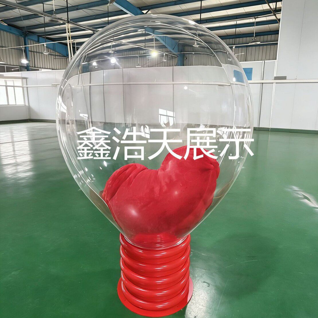 亚克力大型透明灯泡美陈道具展示户外装饰灯泡有机玻璃气球灯泡