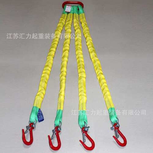 厂家供应 4肢组合吊带10t4m组合吊具4腿4钩吊具起重吊装带