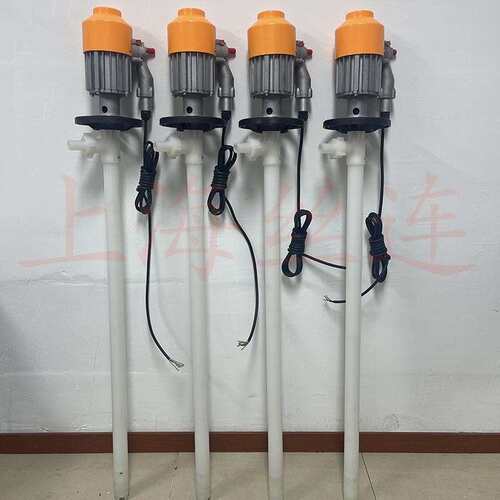 HD-EX2-V+PVDF-1500耐腐蚀插桶泵手提式化工抽液泵防爆油桶泵