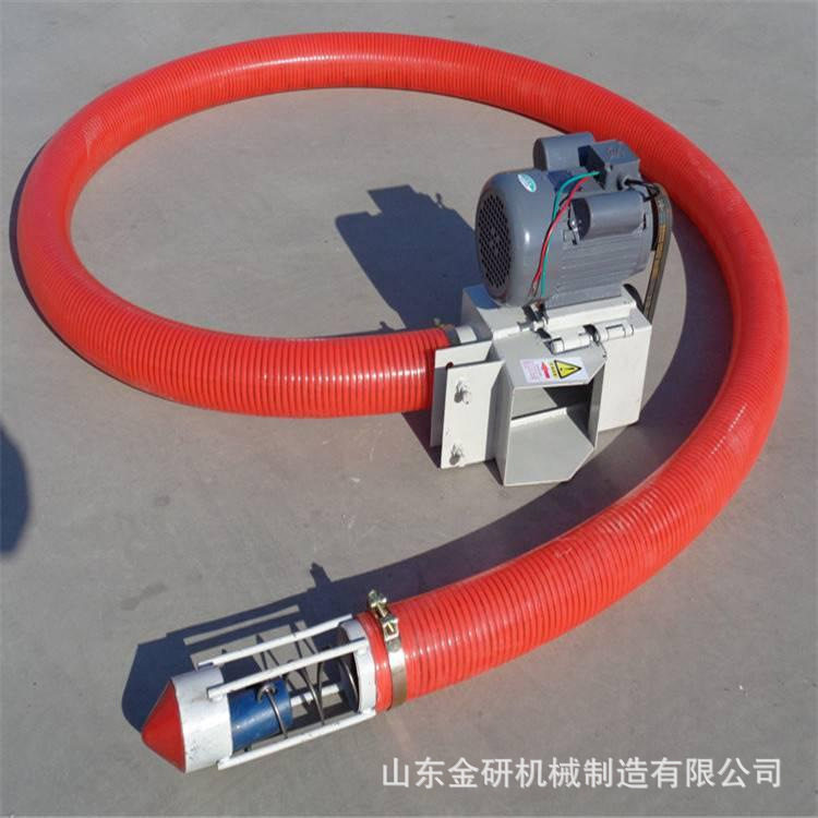 中驱电动软管吸粮机小型大吸力小麦抽粮机可弯曲颗粒物料抽料机