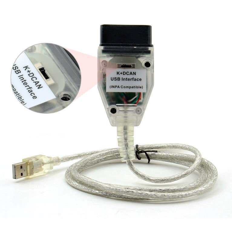 热销BMW INPA K Can 带开关 OBD汽车诊断仪 Ft232RQ芯片 适合宝马