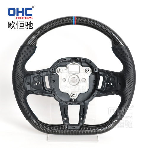 适用于23-24款德系宝马G底盘G685系7系改装升级碳纤维赛车方向盘