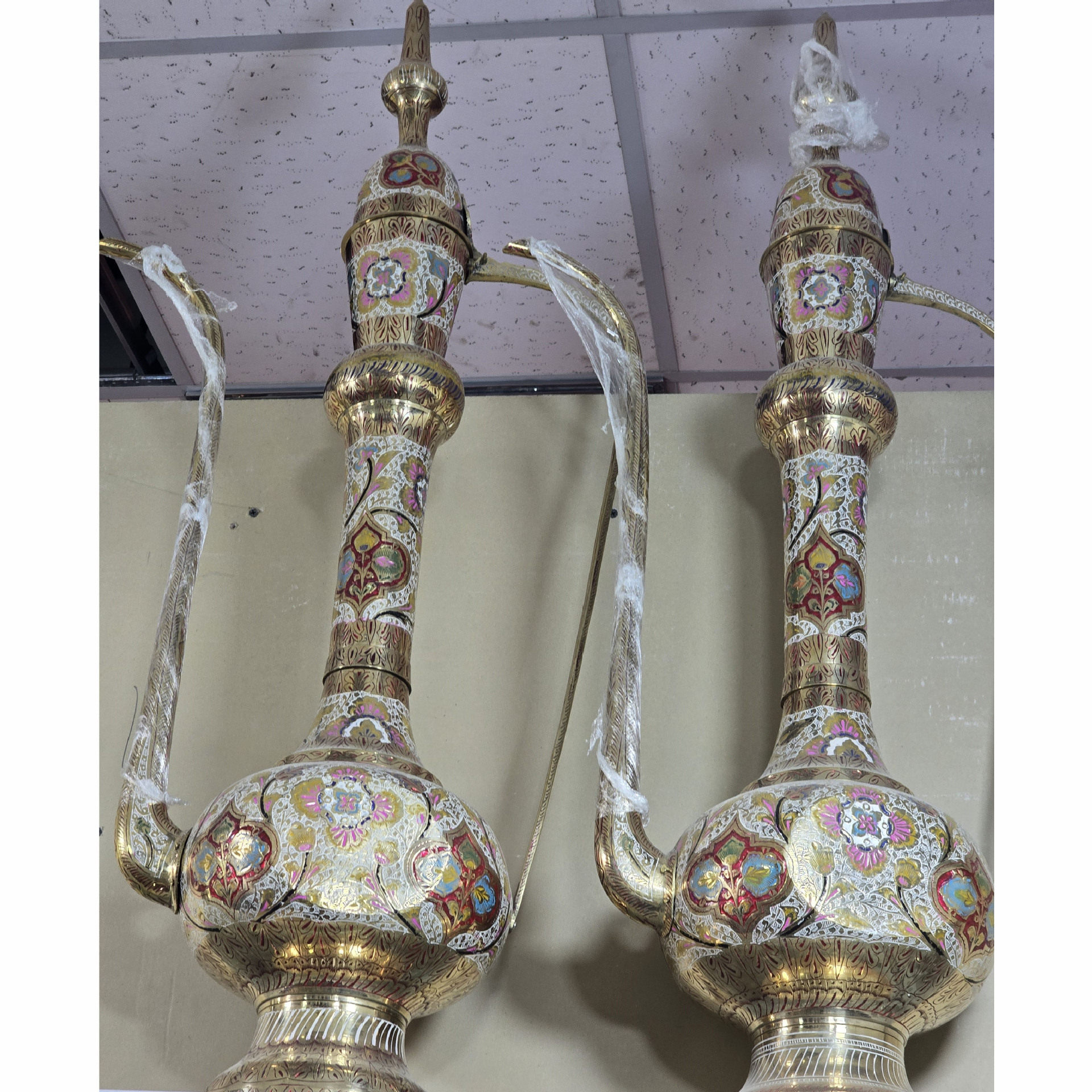 大把壶摆件客厅书房样板间装饰工艺品艺术品餐厅酒店落地款复古大