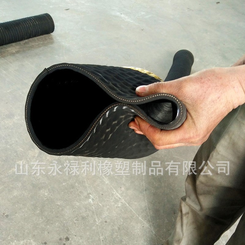 油罐车用76mm钢丝卸油胶管建筑工程化工厂用吸排油胶W管吸粮机胶