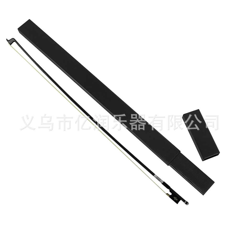 小提琴通用型琴弓乌木材质碳纤维雕花彩贝加线银丝提琴配件批发