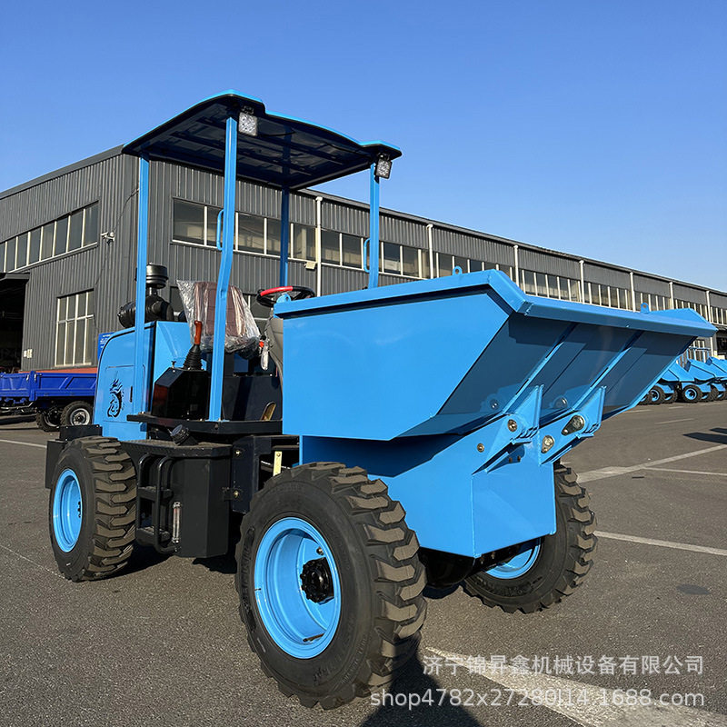 外贸出口两驱工程柴油四轮蹦蹦车 载重1吨FC-20前翻斗车