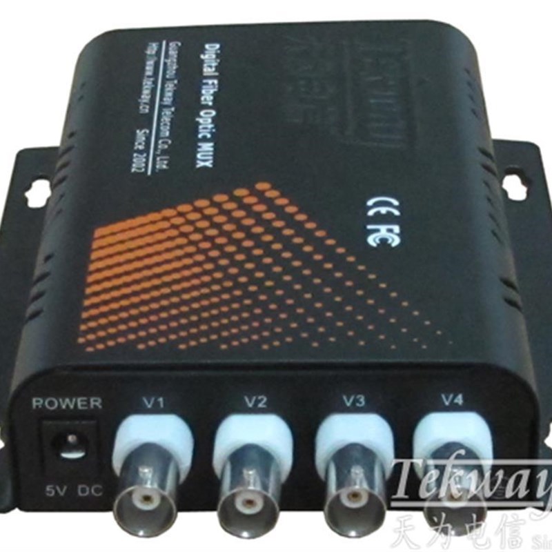 电信级4路视频1路数据光端机TLW-DV40100