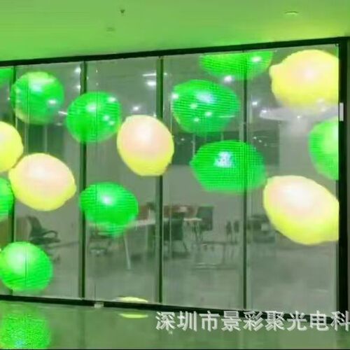 LED晶膜全息光电玻璃屏贴装