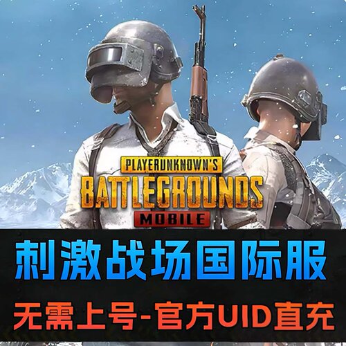 刺激战场国际服 PUBG 60 325 660 1800 3850 8100 UC代充 ID充值