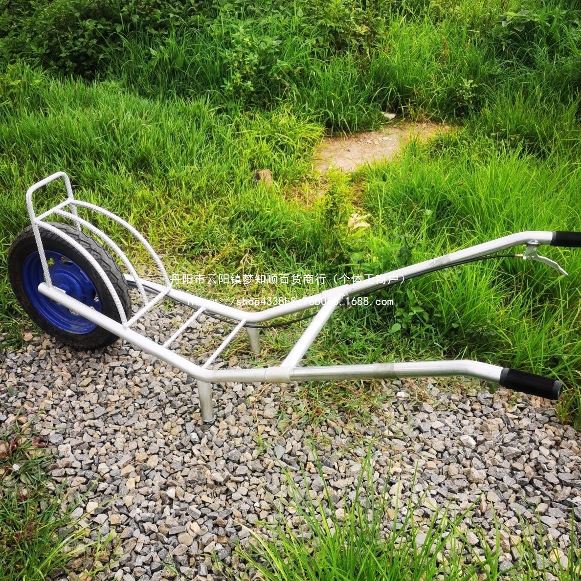 带刹车巧型农用手推车鸡公车独轮车田地大棚果园工地石头搬运车