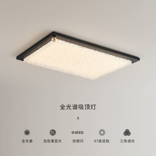 意式轻奢全光谱护眼卧室吸顶灯