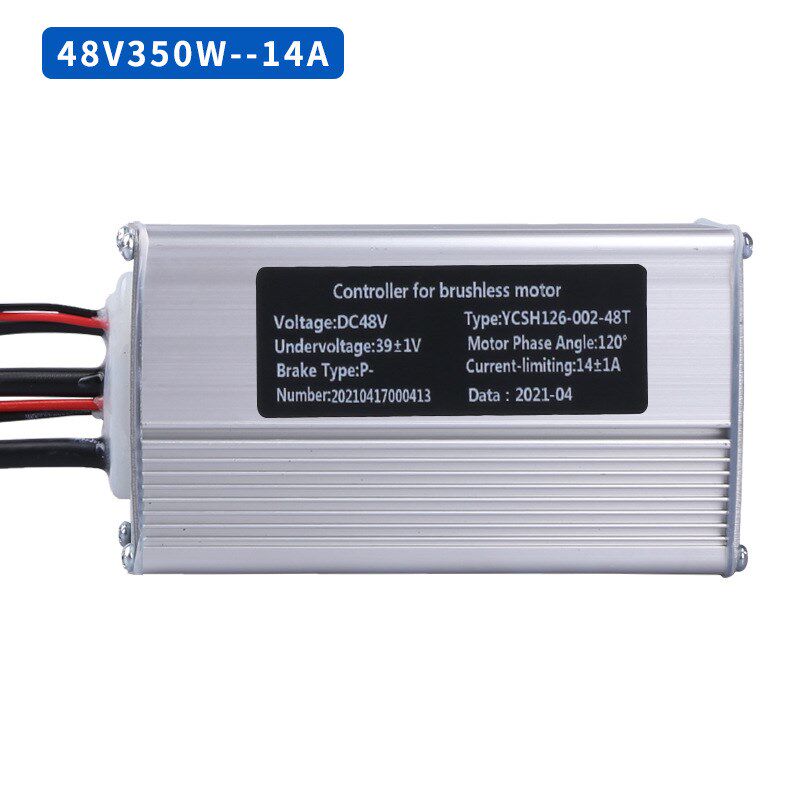 正弦波无刷锂电动瓶自行车控制器36V48V350W500W改装电动助力配件