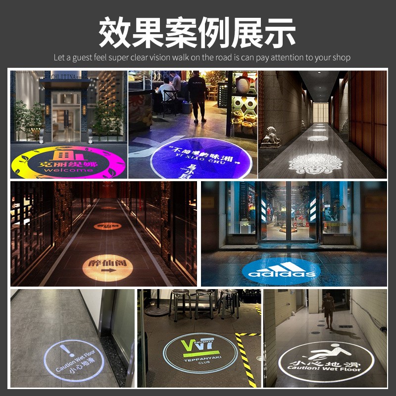 室内嵌入式 LEDlogo灯轨道GOBO灯天花灯北欧家用客厅明装筒灯商场