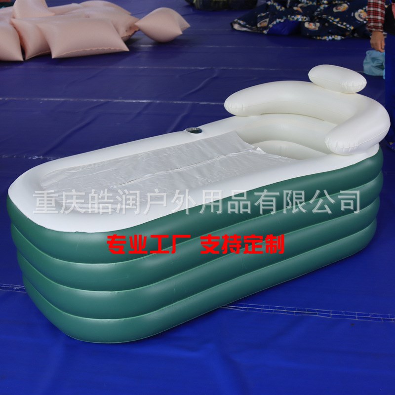 浴缸折叠浴缸小户型家用浴桶浴缸加厚充气浴缸欧式泡澡桶
