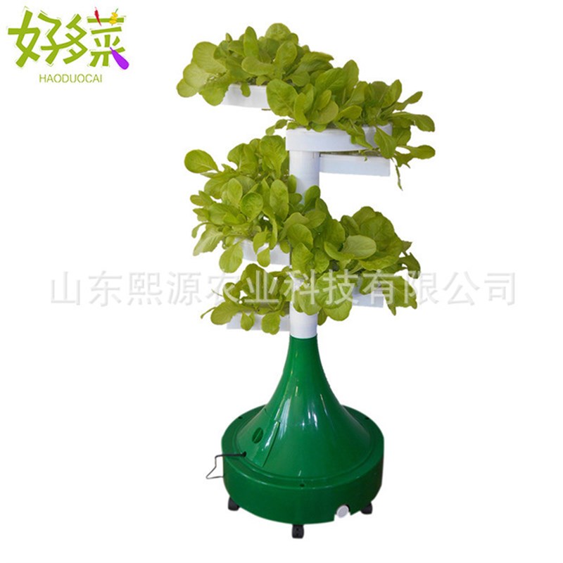 家用 螺旋式无土栽培阳台种菜水培种植机 水耕蔬菜种植盆容器