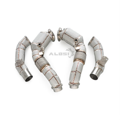 适用于宝马M550/M550iG30/N634.4T隔热高性能不锈钢落水管