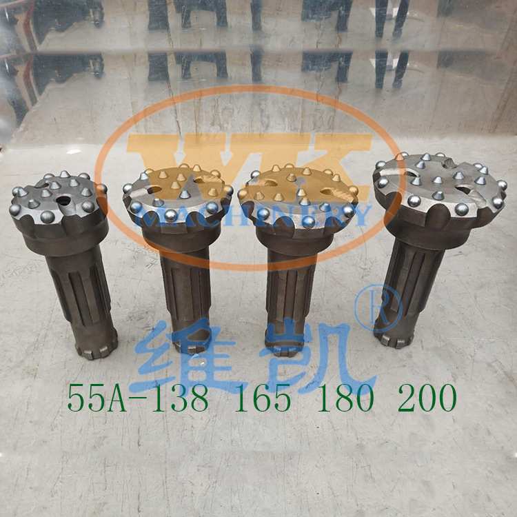 适配55A潜孔钻机5寸高风压冲击器潜孔钻头 规格齐全