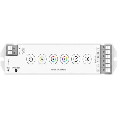 V2-S 12-24VDC 5A RF2.4G PUSH信号自动转发2线?温LED灯带控制器