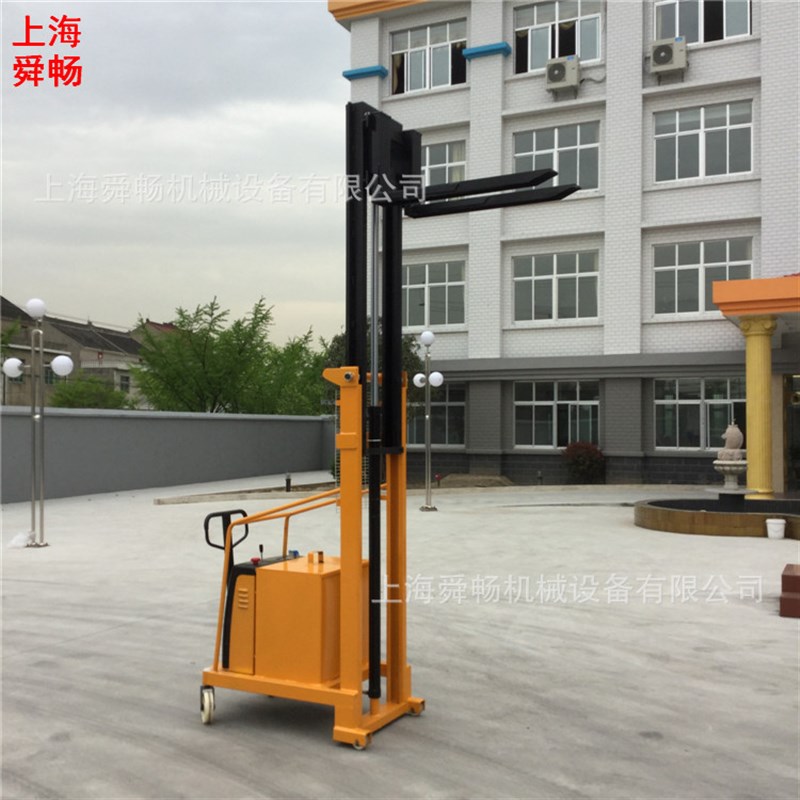 供应电动无腿g堆高铲车 半自动托盘装卸机 充电式升高搬运叉车