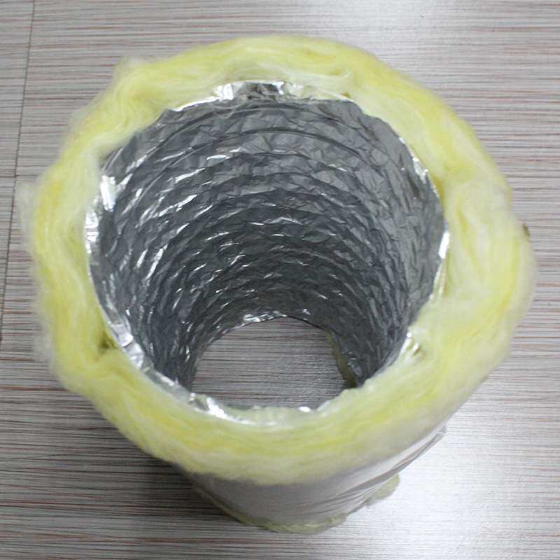 玻璃棉保温软管 耐高温单层铝箔保温管 通风管道铝箔保温软管