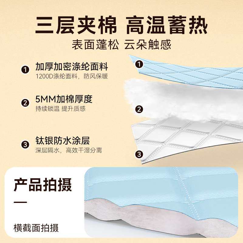 冬天家用防水加厚加棉浴罩洗澡神器浴帐浴帘隔热保暖圆形宝宝大人