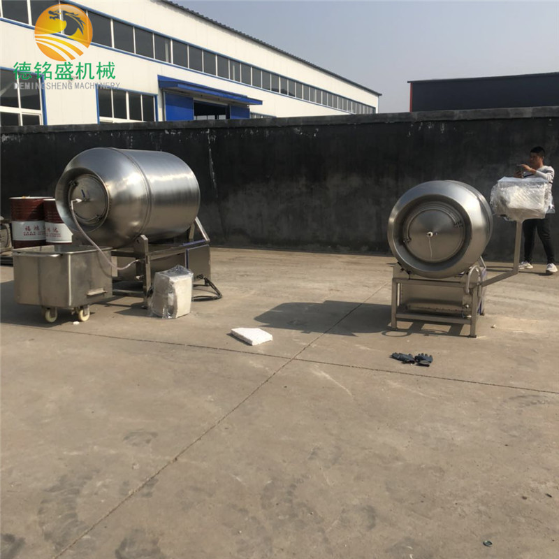 厂家供应桥头排骨滚揉机 入味快速 304不锈钢黑椒鸡排真空滚揉机