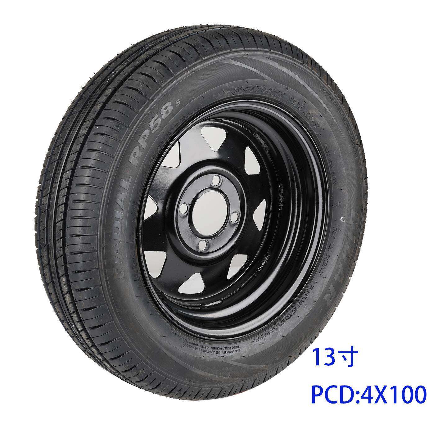 拖车0专R13-4用轮毂,4x10拖车毂钢圈,拖车配轮件