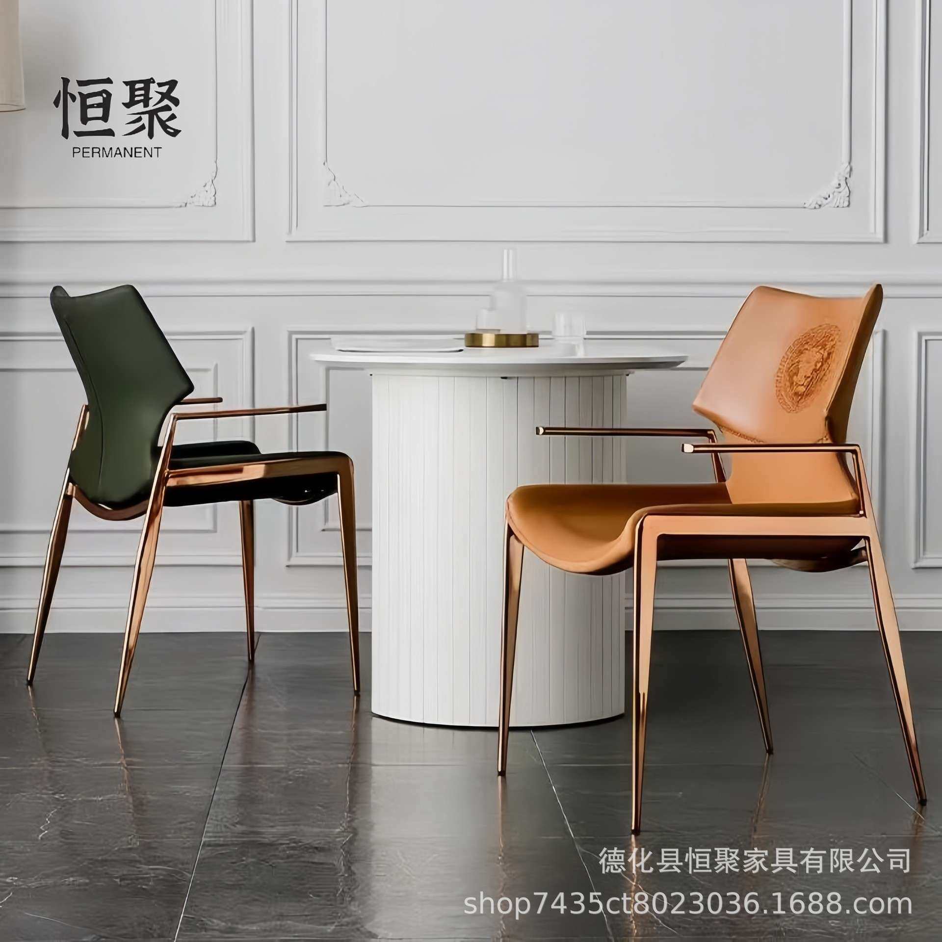 工厂直销办公桌椅餐椅靠背商用椅子餐厅座椅设计师个性款凳子