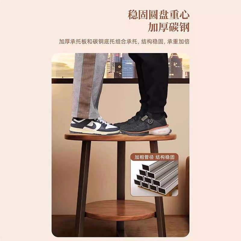 沙发边几复古小茶几家用客厅小户型简约置物架创意阳台小桌子茶桌