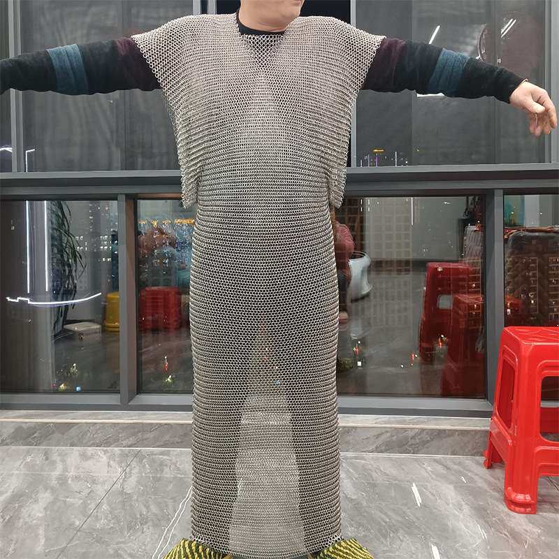 不锈钢环形网厂家锁子甲猬甲防切割防护服装饰服