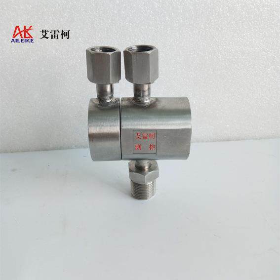 双指针表连OIY装置活动调节转换接铁针路双可压力表调试仪器