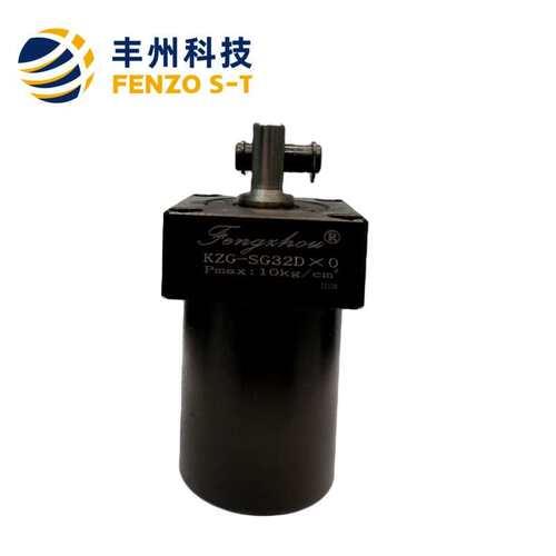 丰州牌KZG-SG上法兰配管式空压转角缸机械气缸油缸型号齐全可非标