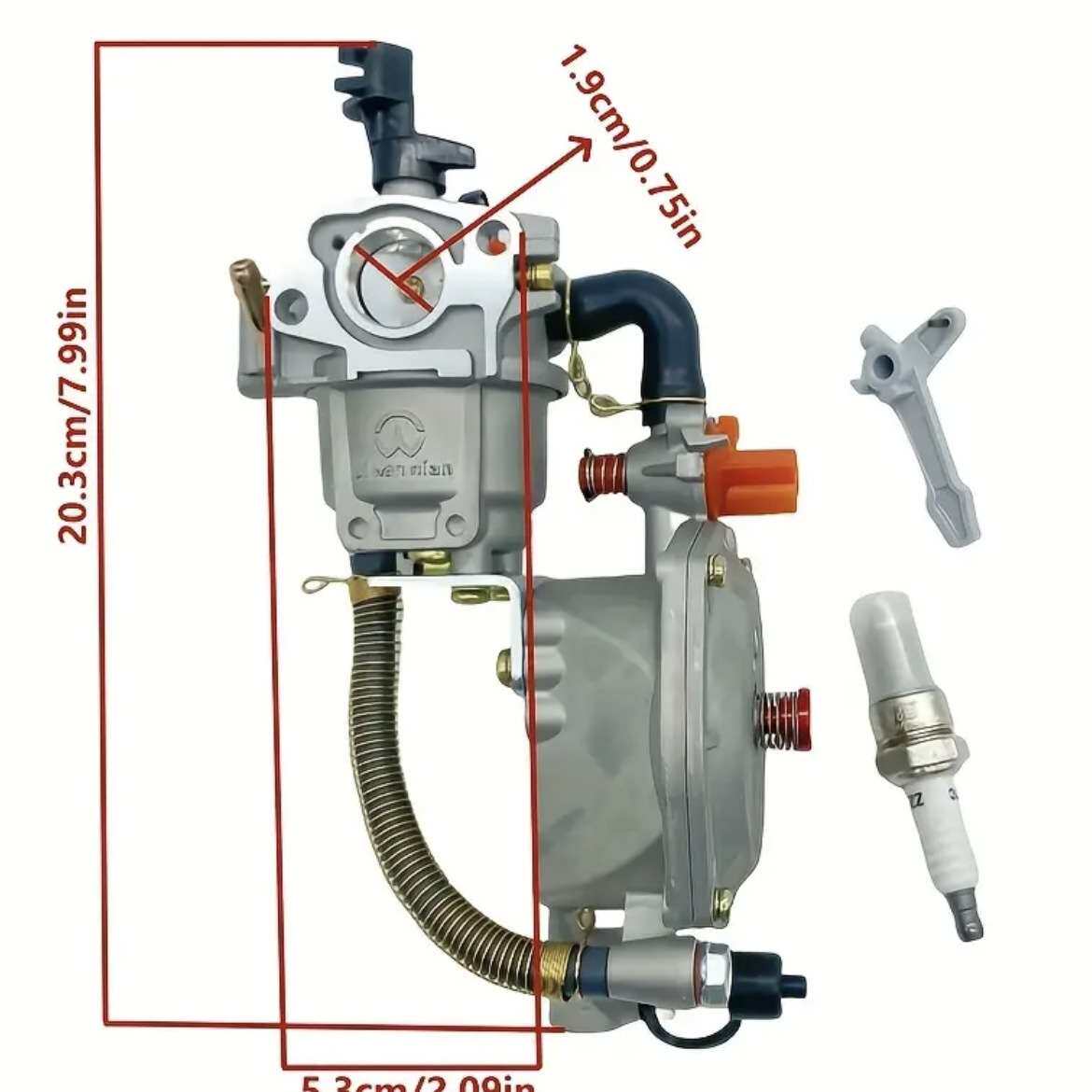 油气两用化油器GX160 LPG gas carburetor 适用168F 170发电机
