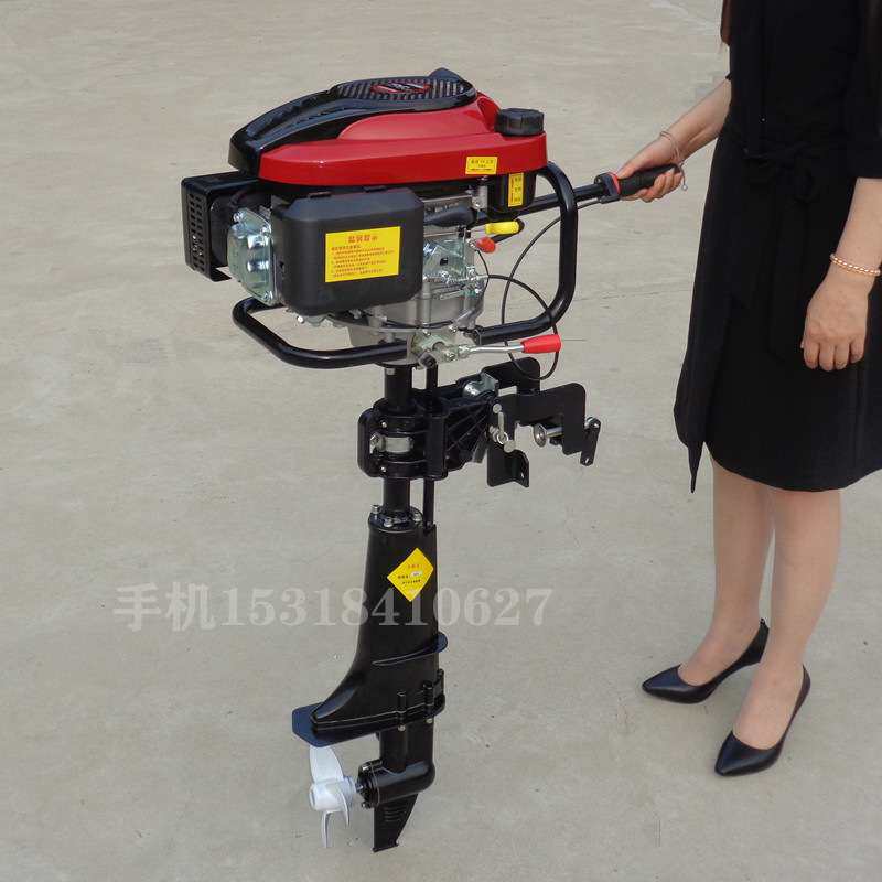 孙吴县船用汽油挂桨机推进器 小型渔船船外机 外挂机螺旋桨价钱