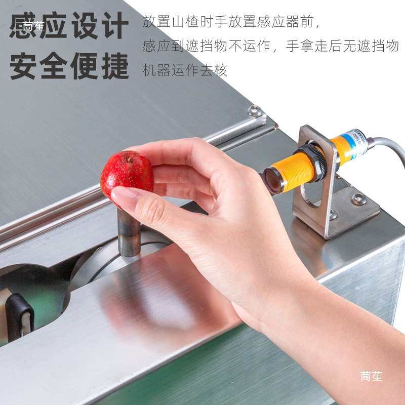 全自动山楂去核机山楂去籽糖葫芦电动去核机感应商用制作