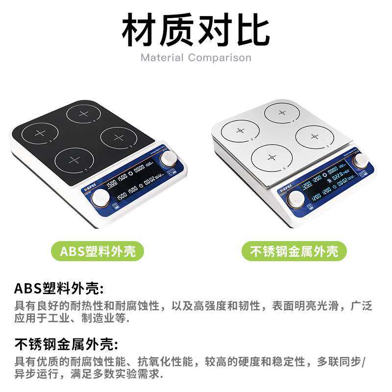 小型加热磁力搅拌器实验室恒温数显定时迷你电动搅拌机大容量转子