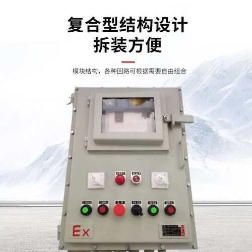 防爆照明动力控制箱检修箱 配电控制柜 电源箱 新黎明防爆配电箱