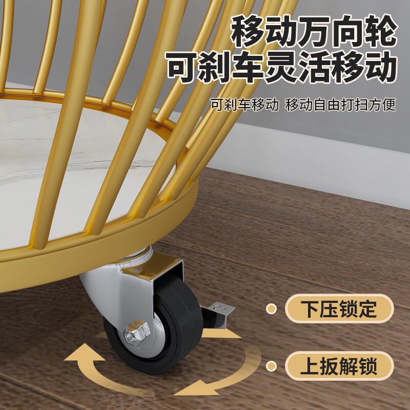 厂家创意轻奢衣帽架可移动便携收纳衣帽架带轮客厅卧室酒店挂衣架