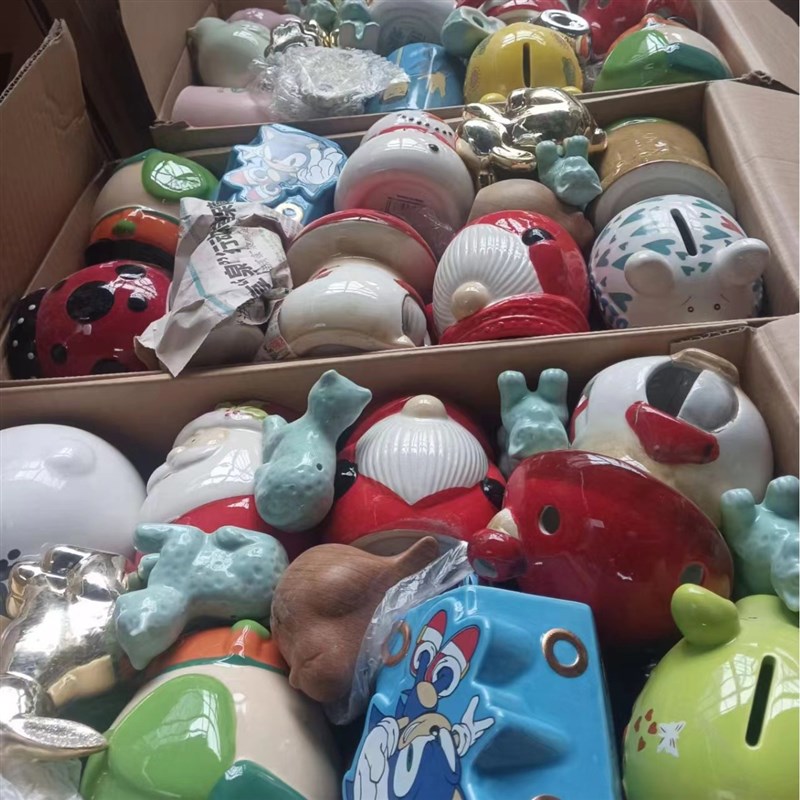 套圈陶瓷 陶瓷杂货摆件夜市地摊库存摆摊瓷器工艺品外贸陶瓷
