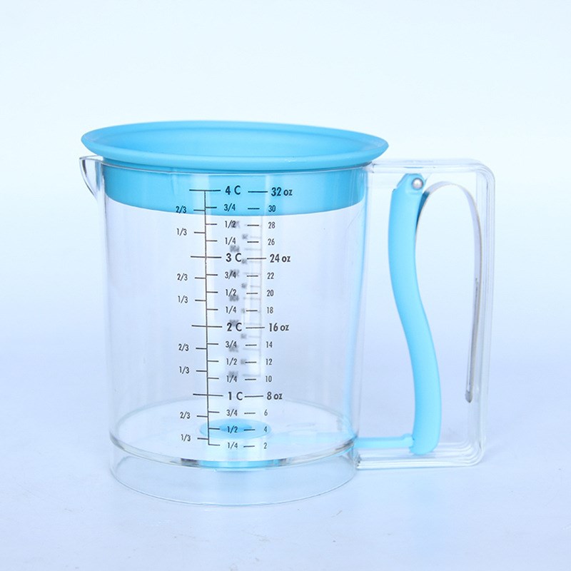 厨房用品挤奶器滤油器 手动面糊机 烘焙工具手摇厨房面糊漏机