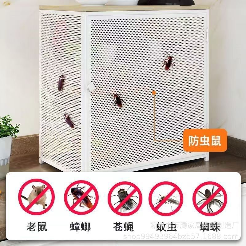厨房台面碗柜多功能置物柜家用储物小型迷你碗碟柜子用品收纳盒