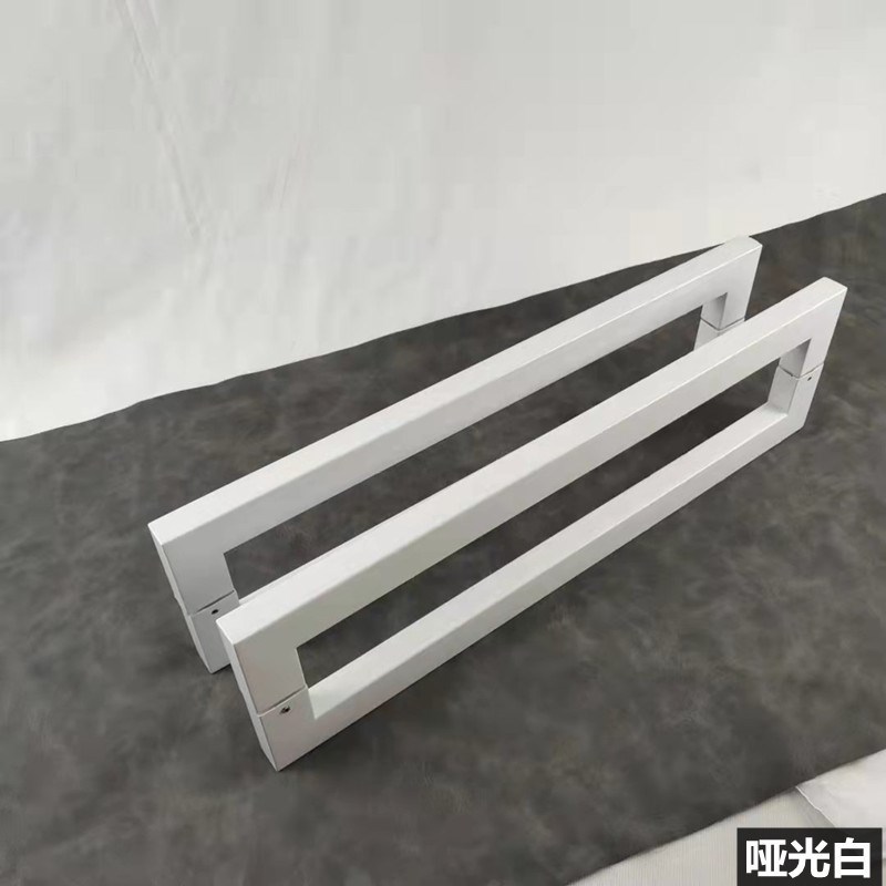 北欧极简黑色木门拉手青古红古简约玻璃门拉手金色酒店大门把手