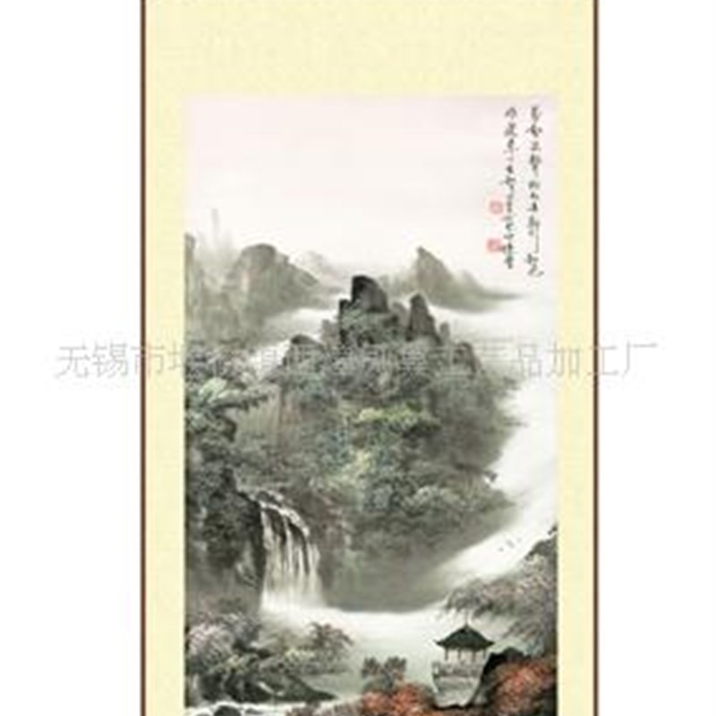 家居装饰工笔花鸟四条屏春夏秋冬丝绸画 卷轴成套国画T14