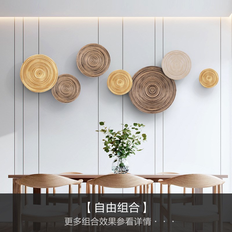 BG54东南亚竹编墙饰挂件走廊过道墙上装饰品客厅墙壁挂饰玄关墙面