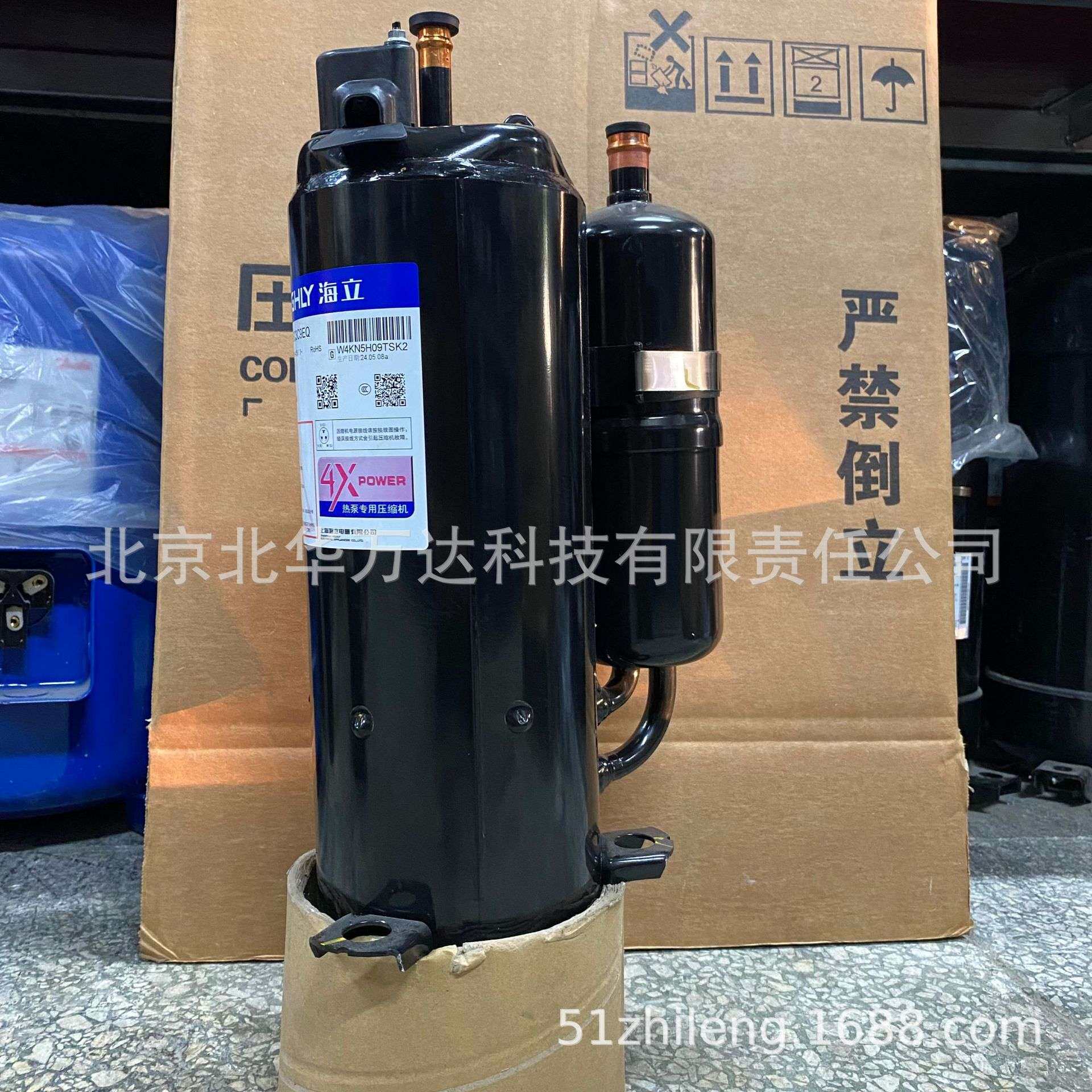 热泵压缩机WHP02350BSX-H3AX 转子式热泵压缩机配件