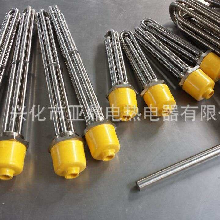 六角螺纹加热管锅炉水池水箱加热管DN4050开水加热器不锈钢电热管